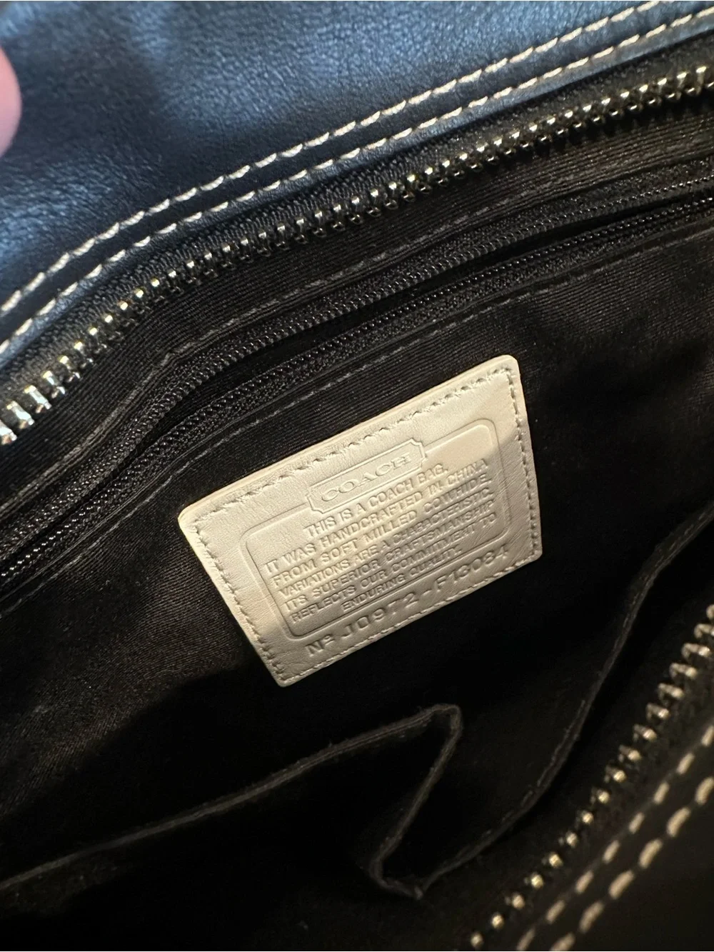 Coach leather satchel
